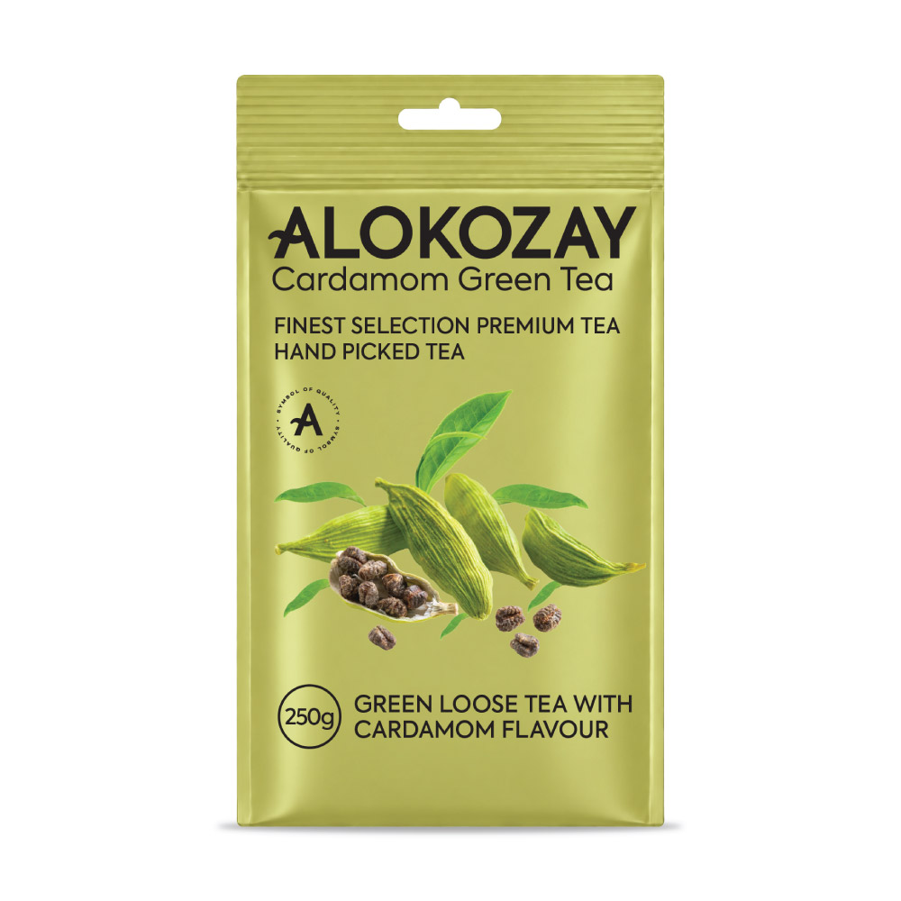 Green Loose Tea With Cardamom 250 Grams