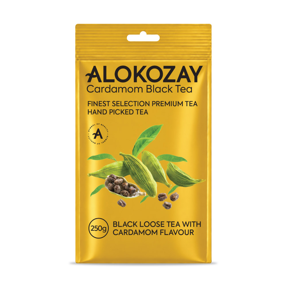 Black Loose Tea With Cardamom 250 Grams